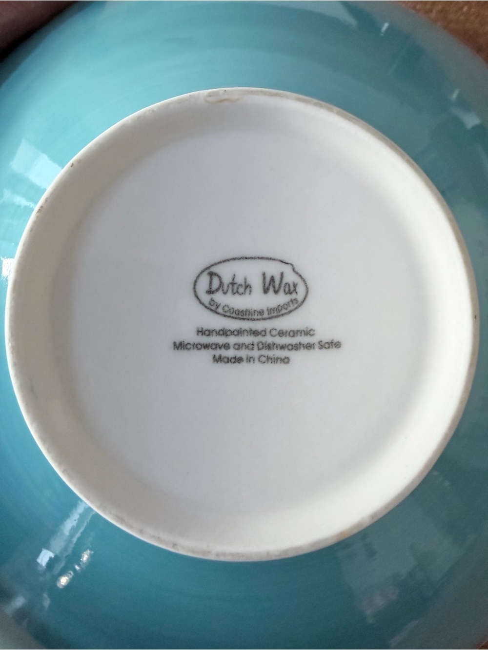 Set of 2 Dutch Wax Coastline Imports 10" Floral Hand Painted Ceramic Bowls! - Picture 4 of 4
